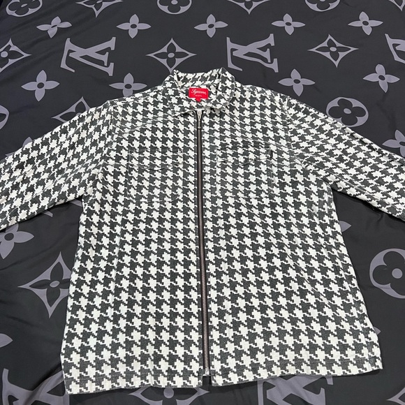 Supreme Houndstooth Shirt Jacket - Picture 1 of 4
